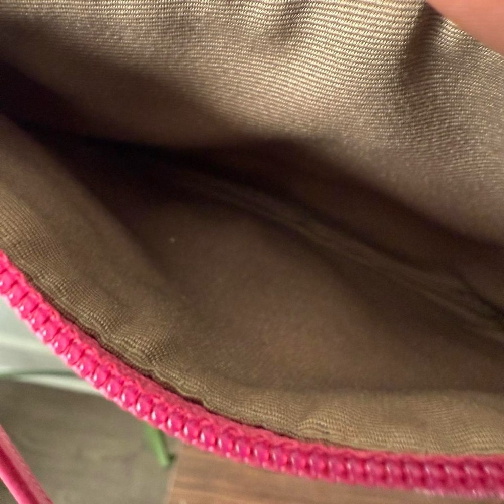 Coach y2k pink signature canvas monogram suede wrislet - Picture 6 of 6